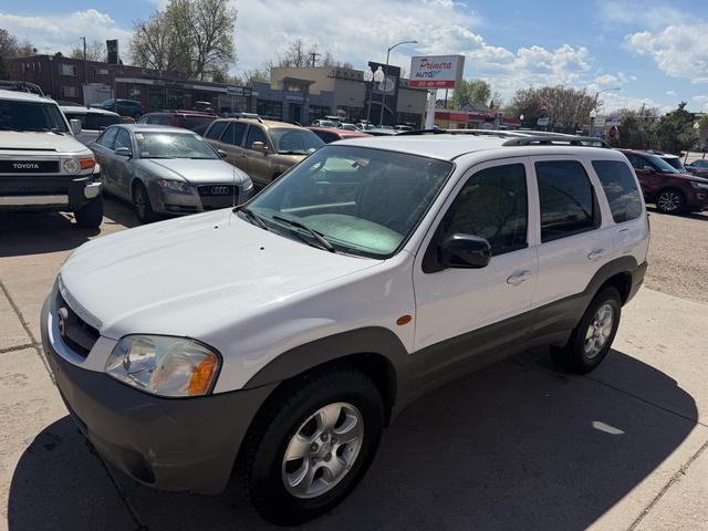 White 2001 Mazda Tribute DX V6 4WD SUV / Crossover Four-Wheel Drive Automatic