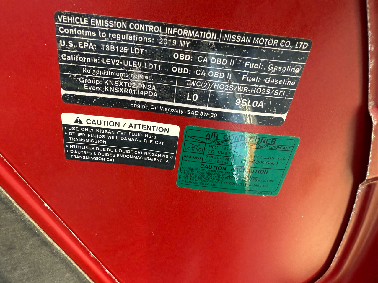 Nissan NV 200 SV Cargo Van 2019