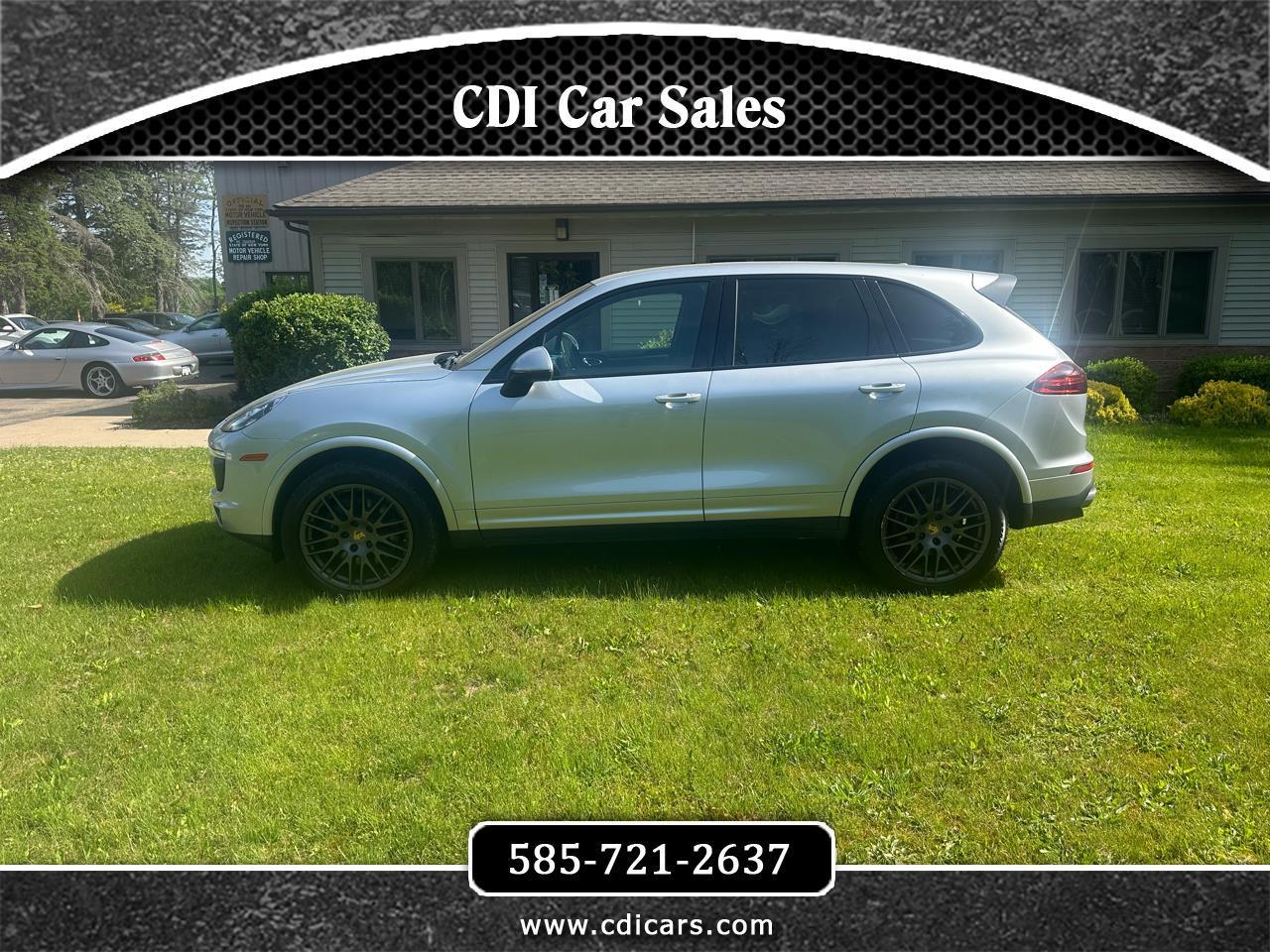 2018 Porsche Cayenne platinum edition