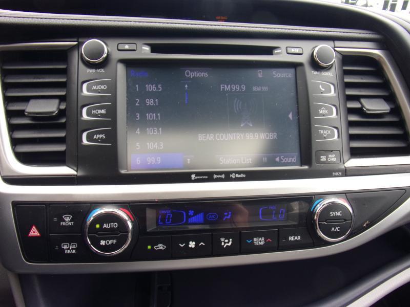 Toyota Highlander XLE V6 AWD (Natl) 2018
