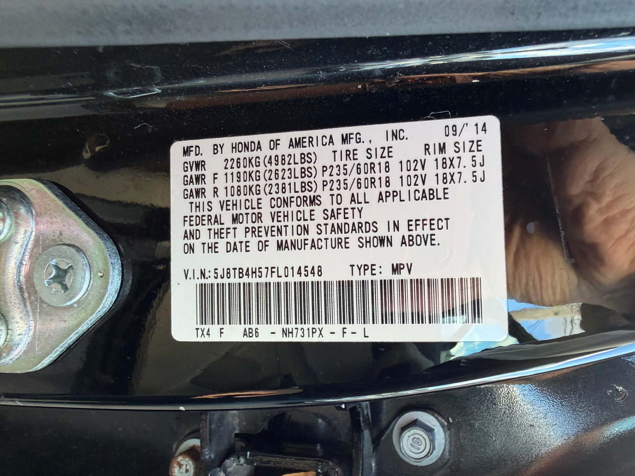 Acura RDX AWD 4dr Tech Pkg 2015 Acura RDX AWD 4dr Tech Pkg 2015