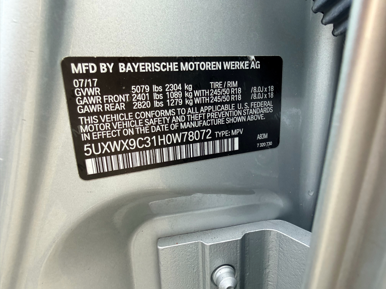 BMW X3 xDrive28i Sports Activity Vehicle 2017 BMW X3 xDrive28i Sports Activity Vehicle 2017