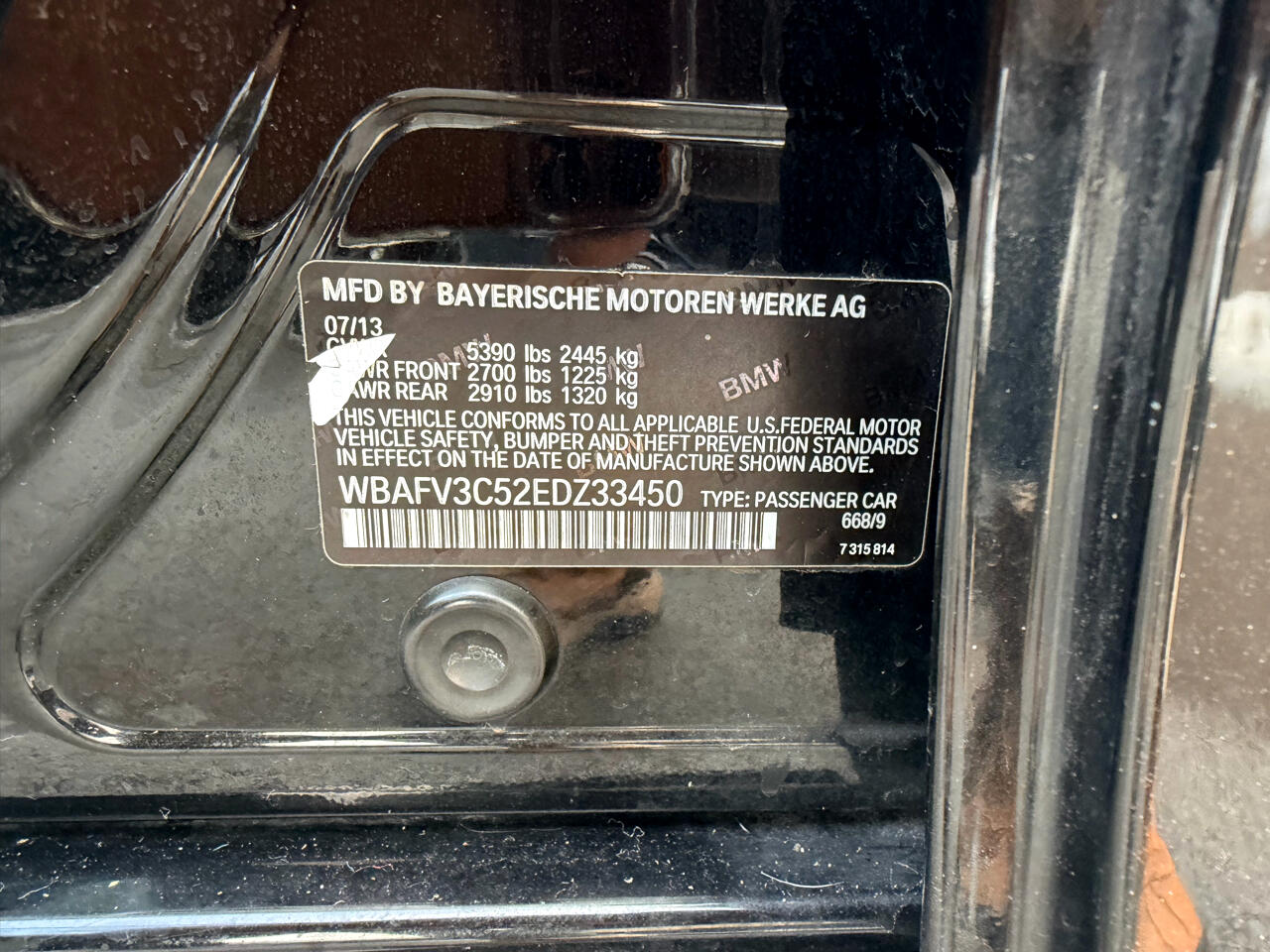 BMW 5 Series 4dr Sdn 535d xDrive AWD 2014