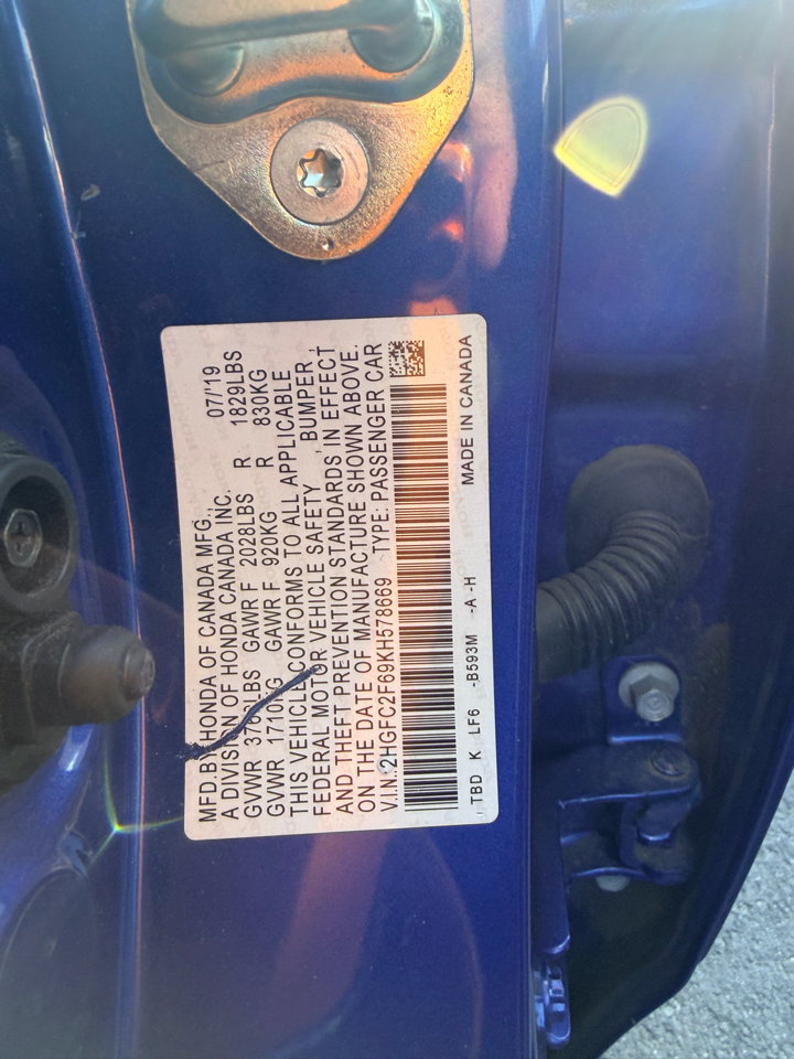 Honda Civic Sedan LX CVT 2019