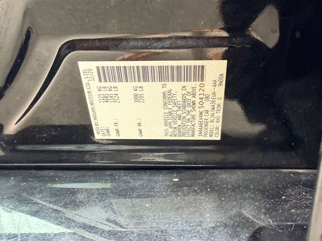 Nissan Maxima SR 3.5L 2021