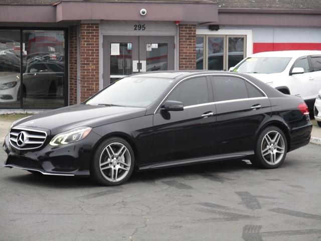 Black 2014 Mercedes-Benz E-Class E 550 4MATIC Sedan All-Wheel Drive Automatic