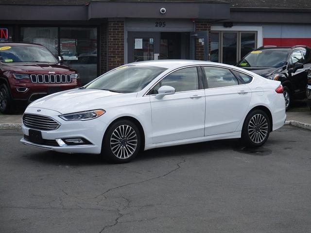 White 2017 Ford Fusion Sedan All-Wheel Drive Automatic