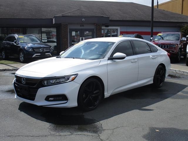 White 2020 Honda Accord 1.5T Sport FWD Sedan Front-Wheel Drive Automatic