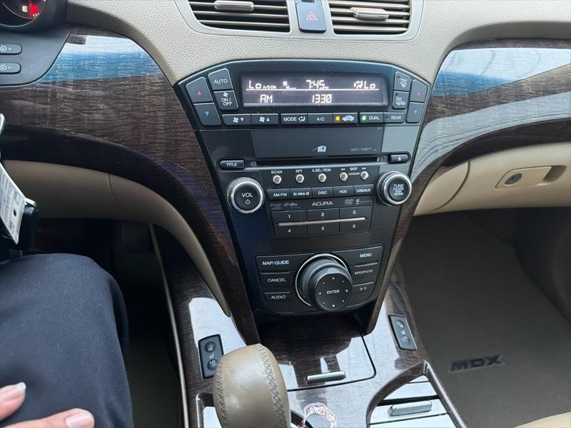 Acura MDX 6-Spd AT w/Tech Package 2012