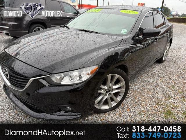 Black 2015 Mazda MAZDA6 Sedan Front-Wheel Drive Automatic