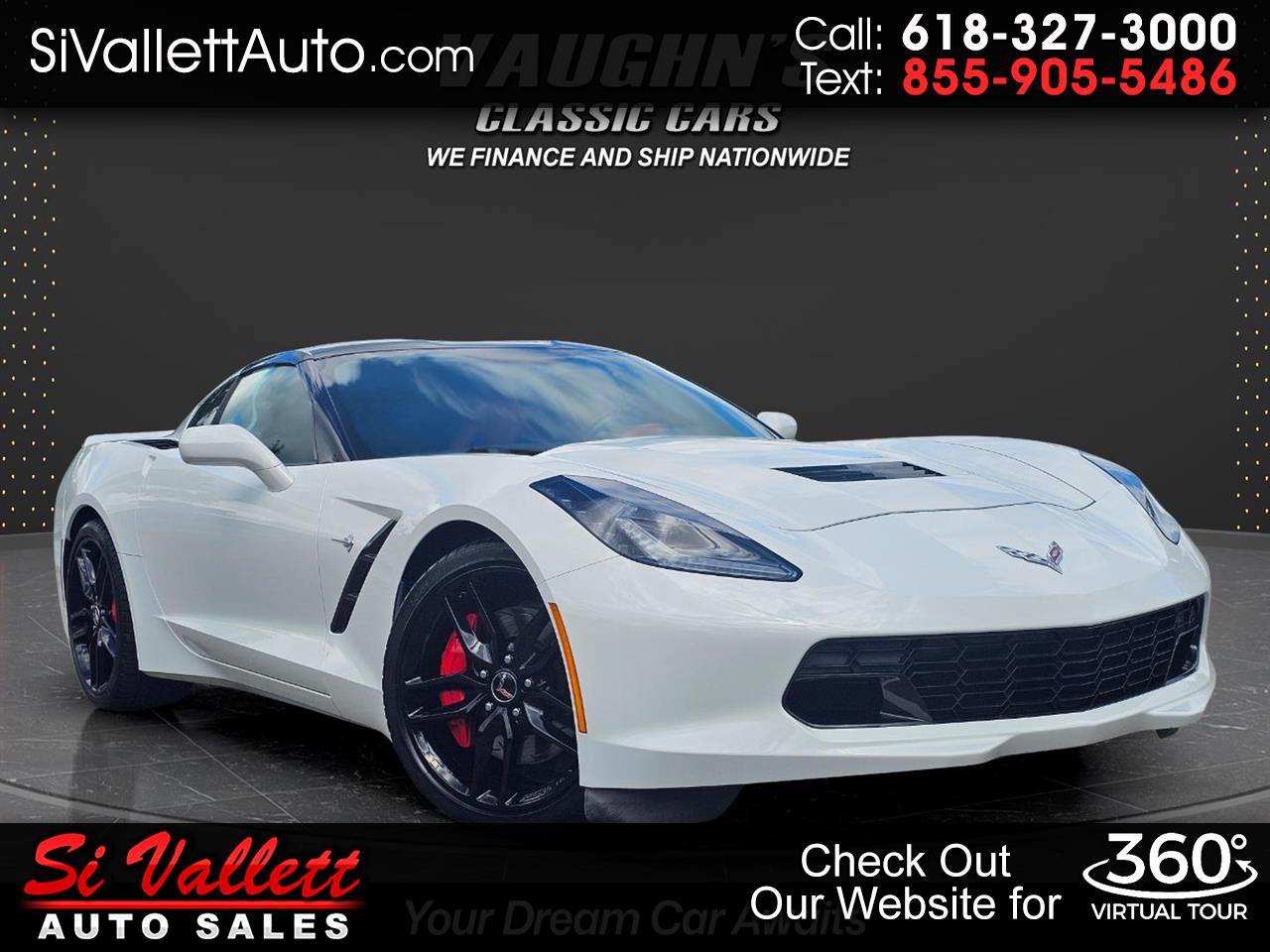 2015 Chevrolet Corvette 2dr Stingray Z51 Cpe w/3LT