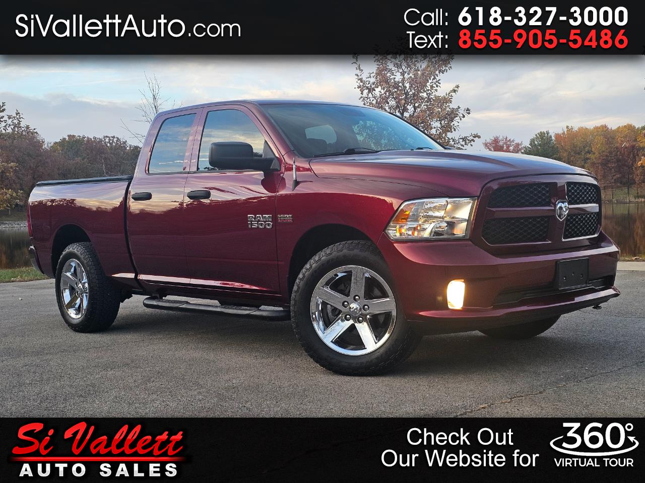 2017 RAM 1500 Express 4x4 Quad Cab 6'4" Box