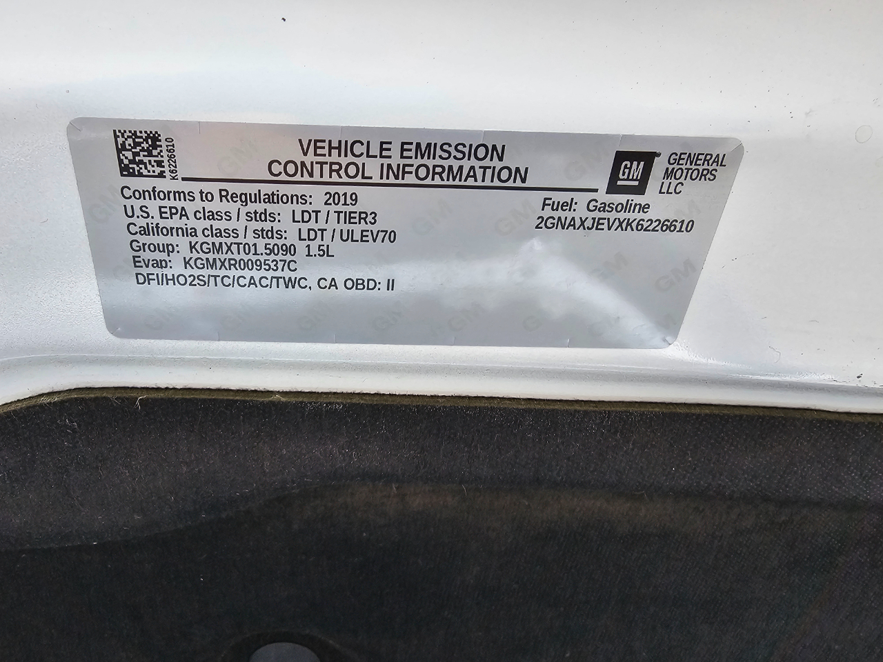 Chevrolet Equinox FWD 4dr LT w/2FL 2019