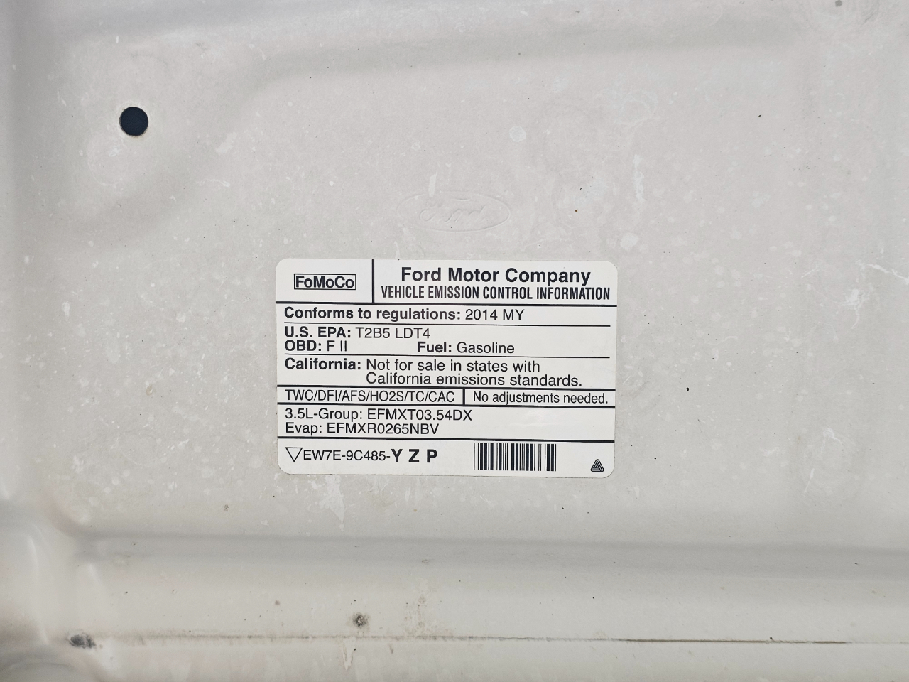 Ford F-150 4WD SuperCab 145" XLT 2014