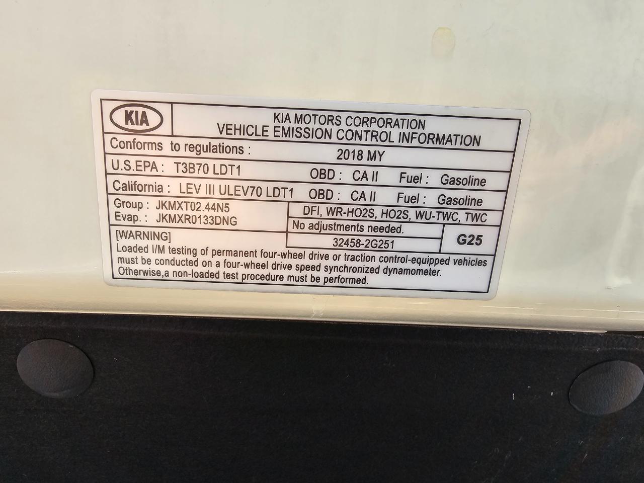 Kia Sportage LX AWD 2018