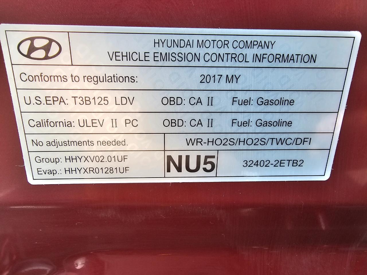 Hyundai Tucson SE FWD 2017