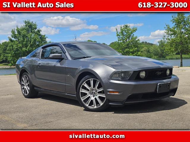 Gray 2010 Ford Mustang GT Coupe RWD Coupe Rear-Wheel Drive 5-Speed Manual