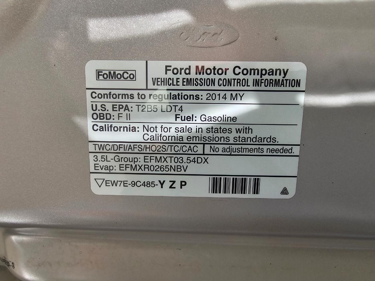 Ford F-150 4WD SuperCrew 145" XLT 2014