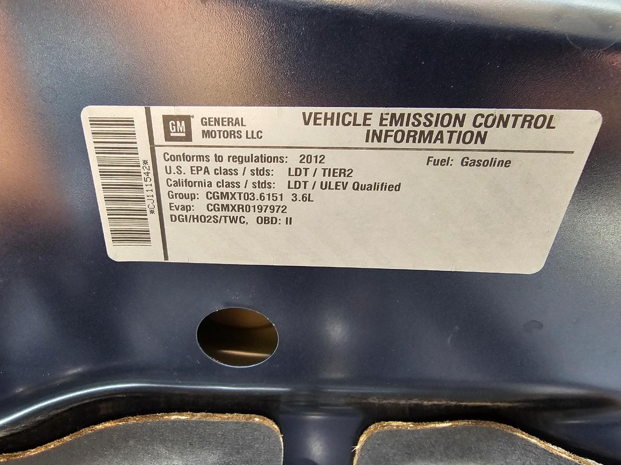 GMC Acadia AWD 4dr SLE 2012