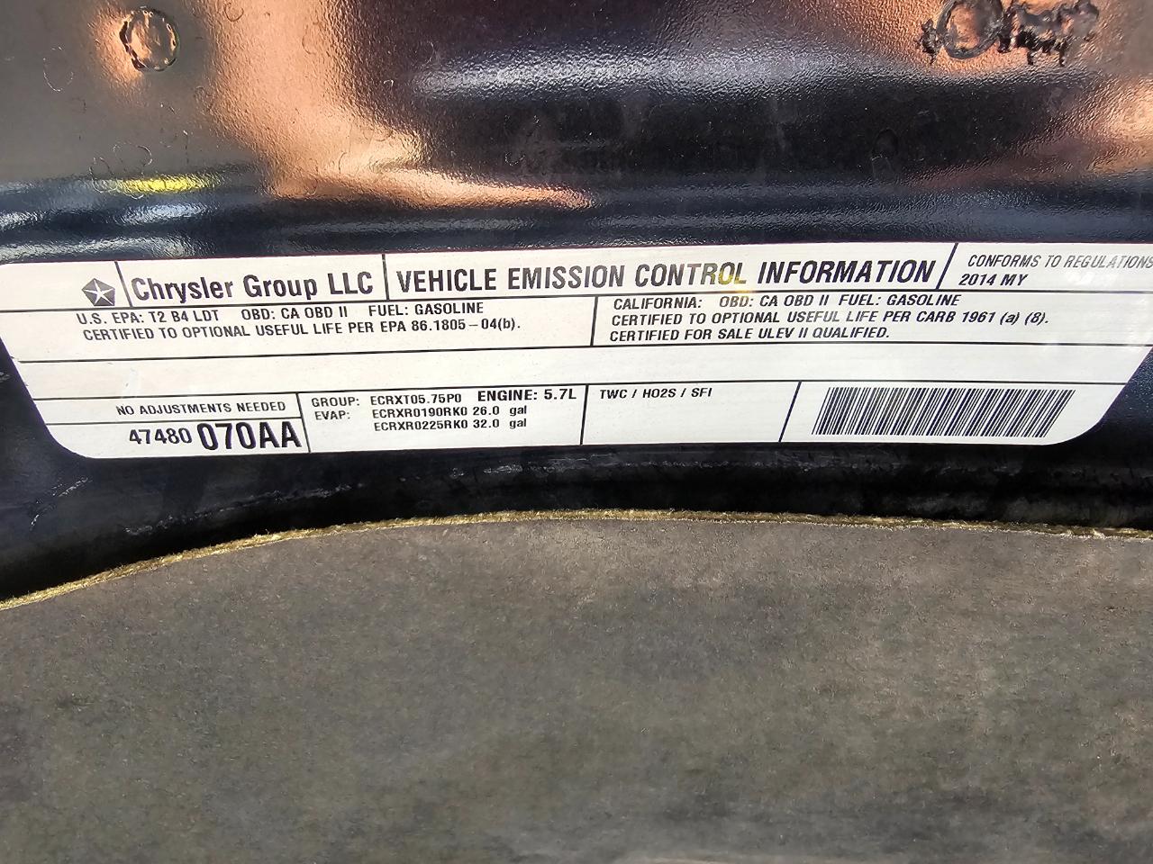 RAM 1500 4WD Crew Cab 140.5" Express 2014