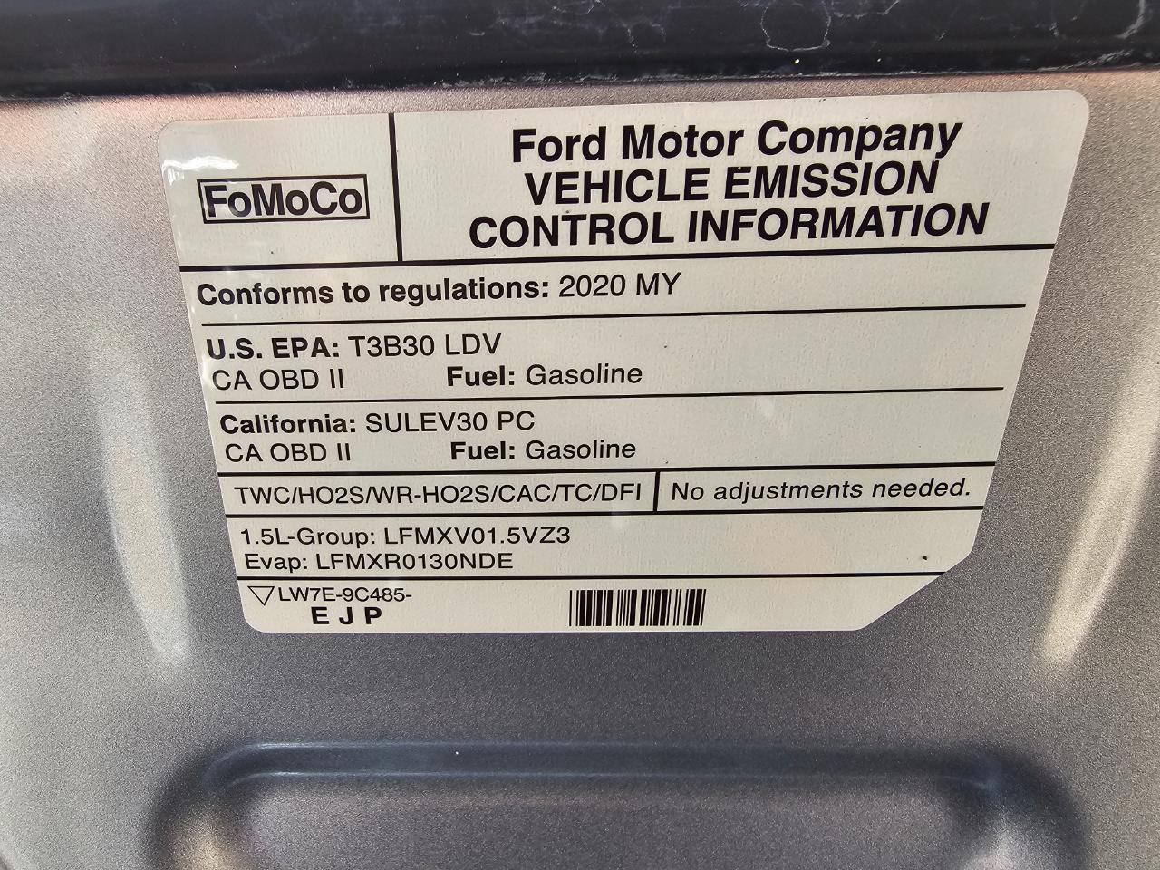 Ford Fusion SE FWD 2020