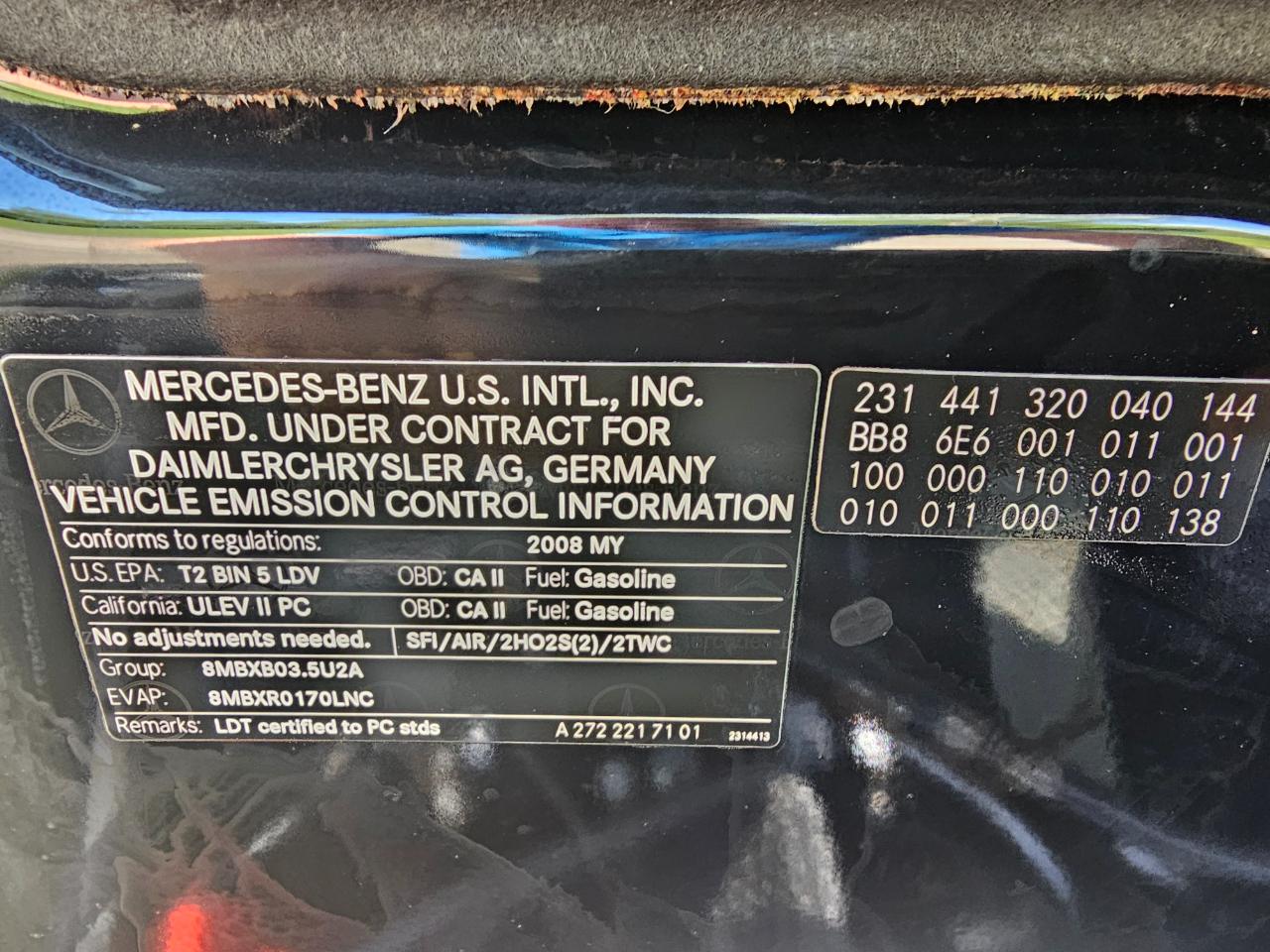 Mercedes-Benz M-Class 4MATIC 4dr 3.5L 2008