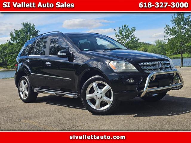 Black 2008 Mercedes-Benz M-Class ML 350 4MATIC SUV / Crossover All-Wheel Drive Automatic