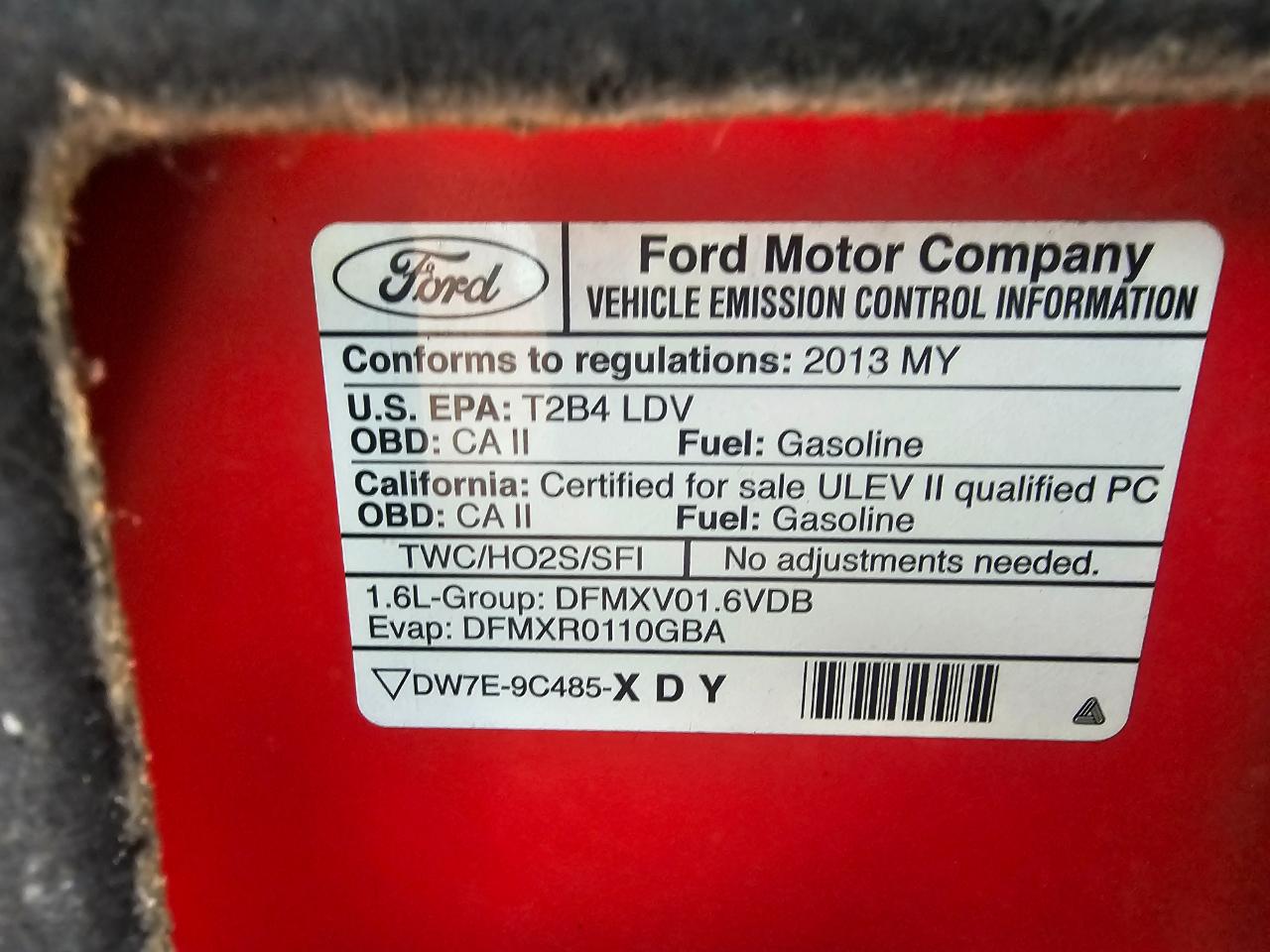 Ford Fiesta 4dr Sdn SE 2013
