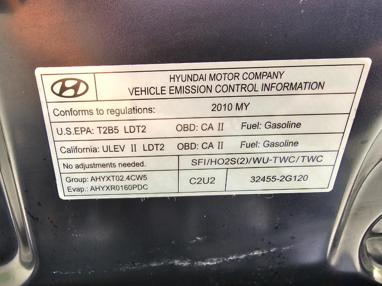 Hyundai Santa Fe FWD 4dr I4 Auto Limited 2010