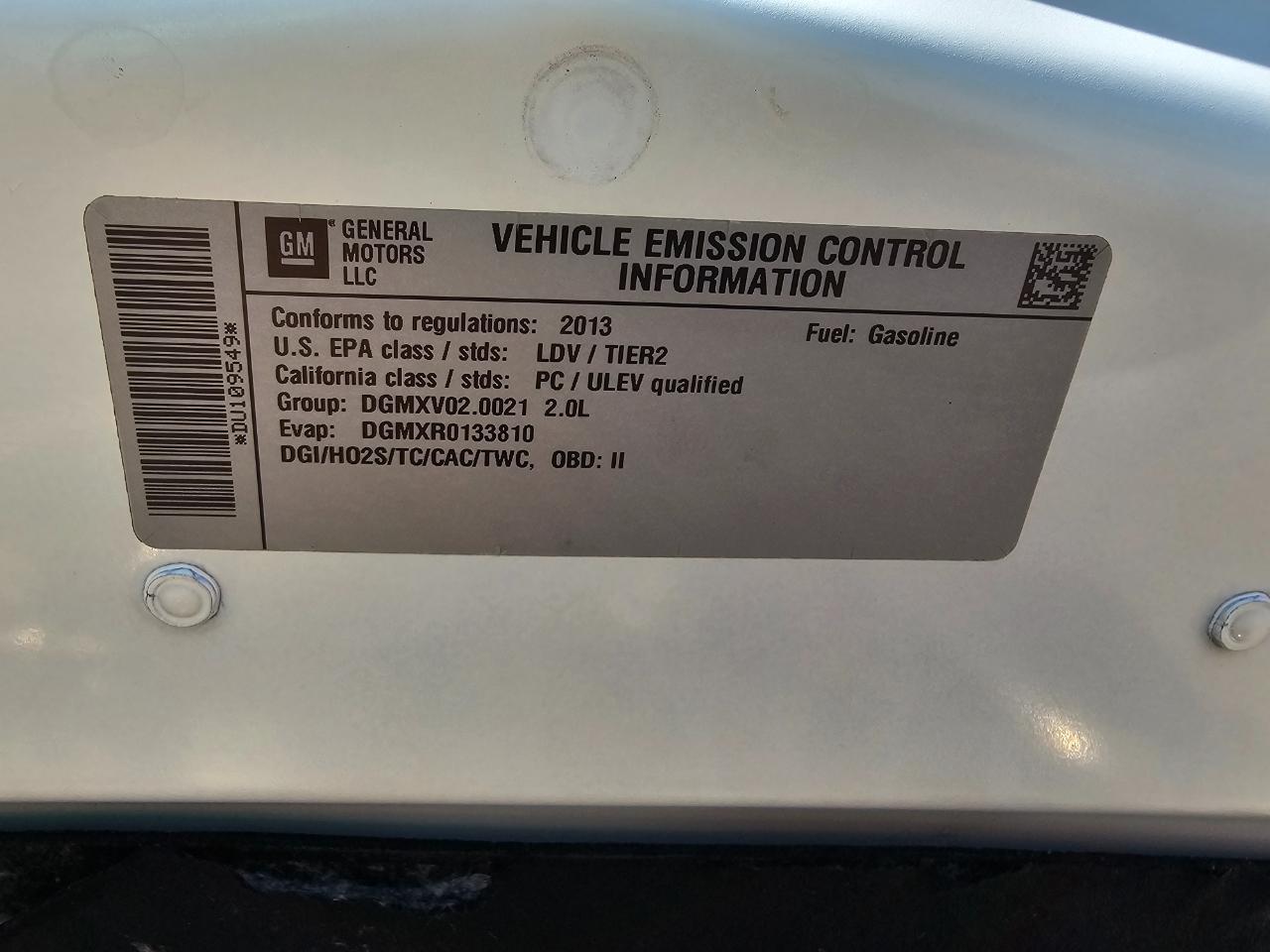 Chevrolet Malibu 4dr Sdn LTZ w/2LZ 2013