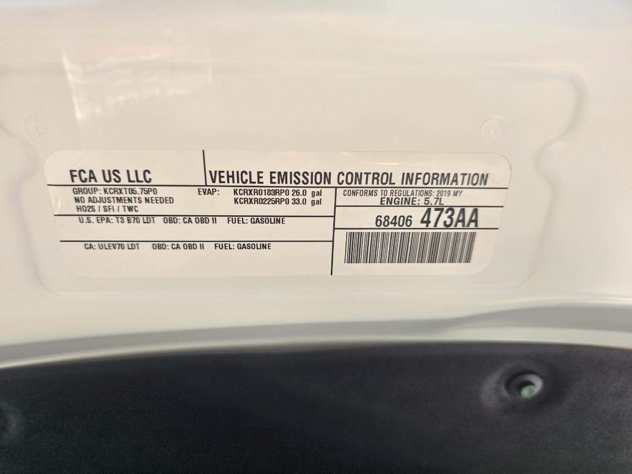 RAM 1500 Laramie 4x4 Crew Cab 5'7" Box 2019