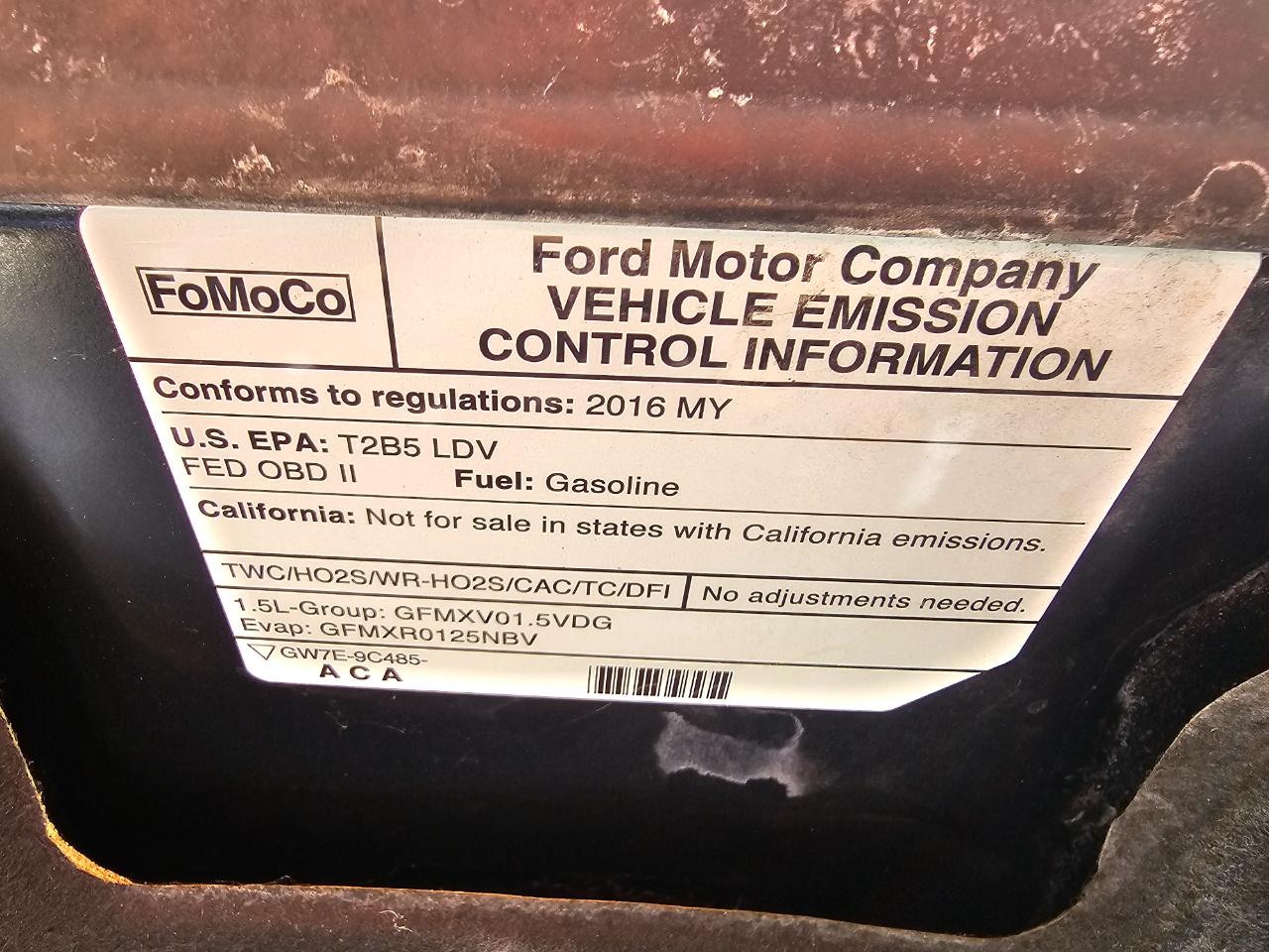 Ford Fusion 4dr Sdn SE FWD 2016