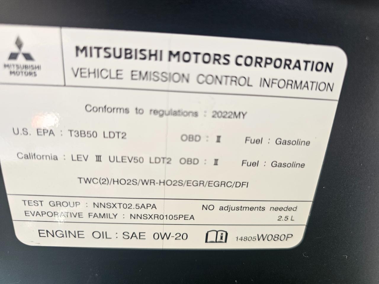 Mitsubishi Outlander SE Launch Edition S-AWC 2022
