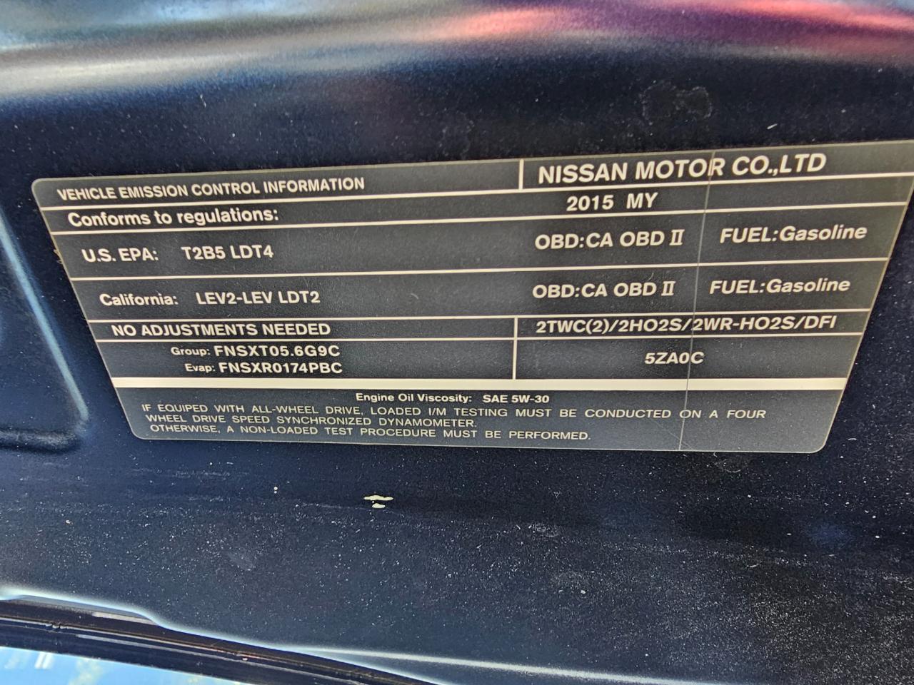 Infiniti QX80 4WD 4dr 2015