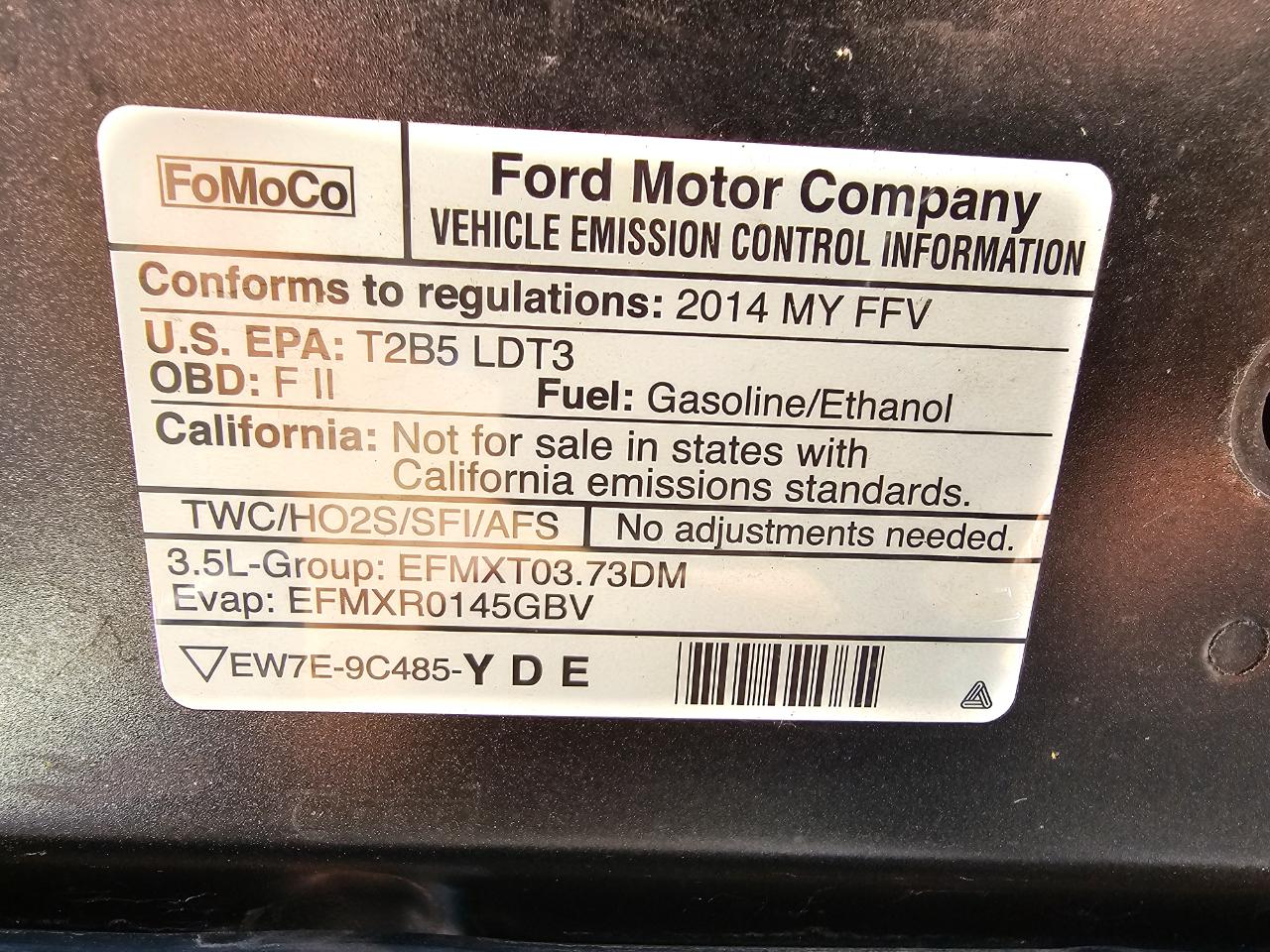 Ford Explorer 4WD 4dr Limited 2014