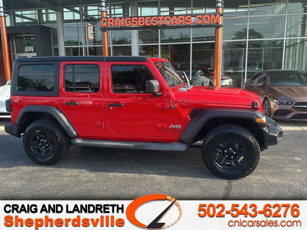 2020 Jeep Wrangler Unlimited Sport