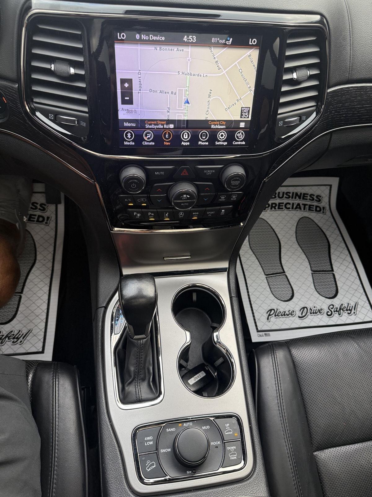 Jeep Grand Cherokee Overland 4WD 2020