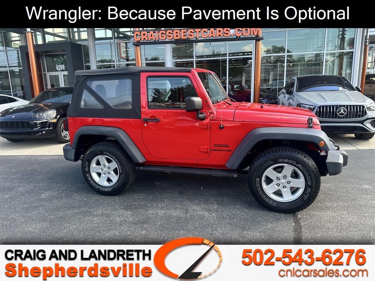 Jeep Wrangler Sport 4WD 2016