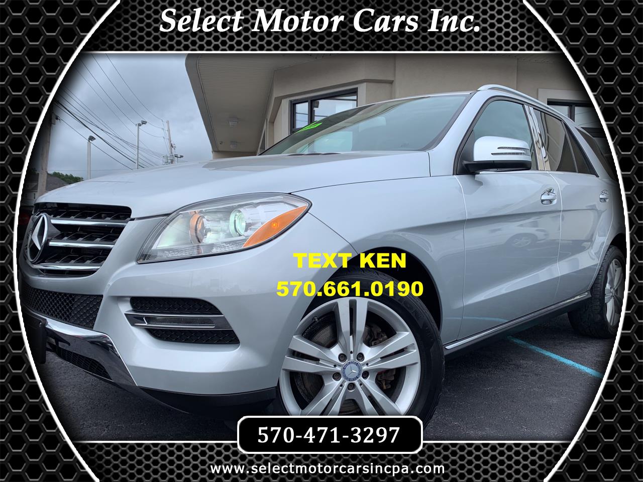 Used 2013 Mercedes Benz M Class Ml350 4matic For Sale In