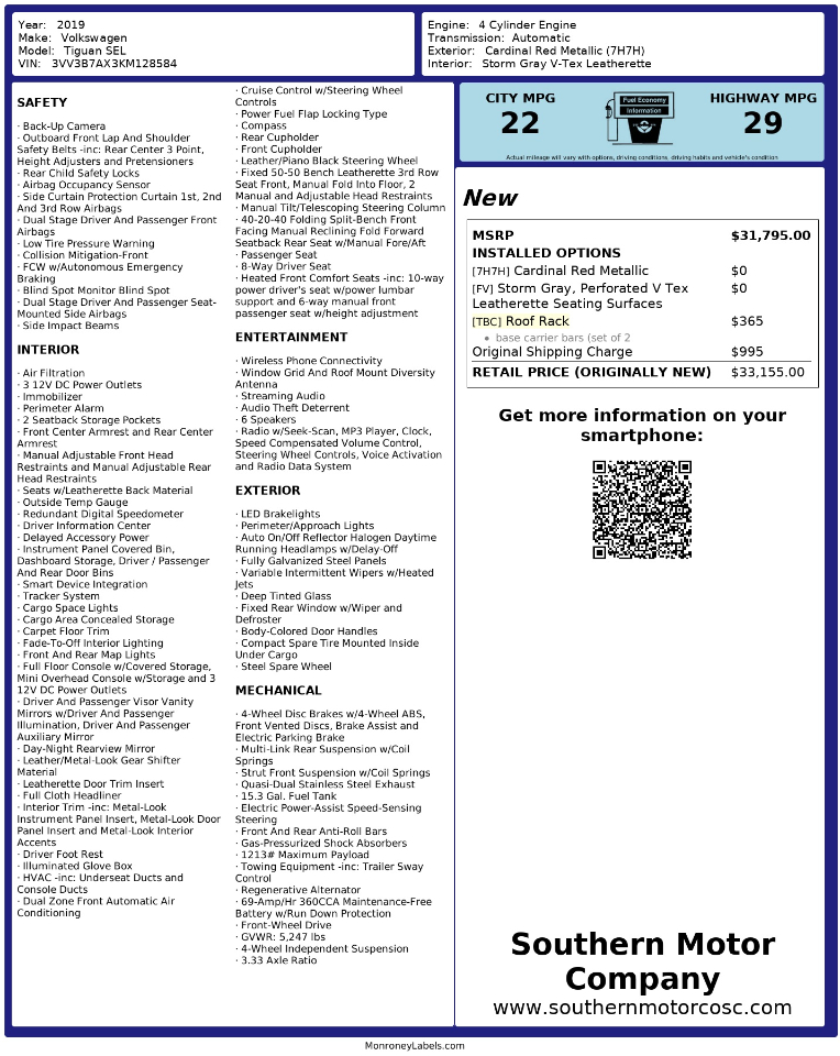 Volkswagen Tiguan SEL 2019