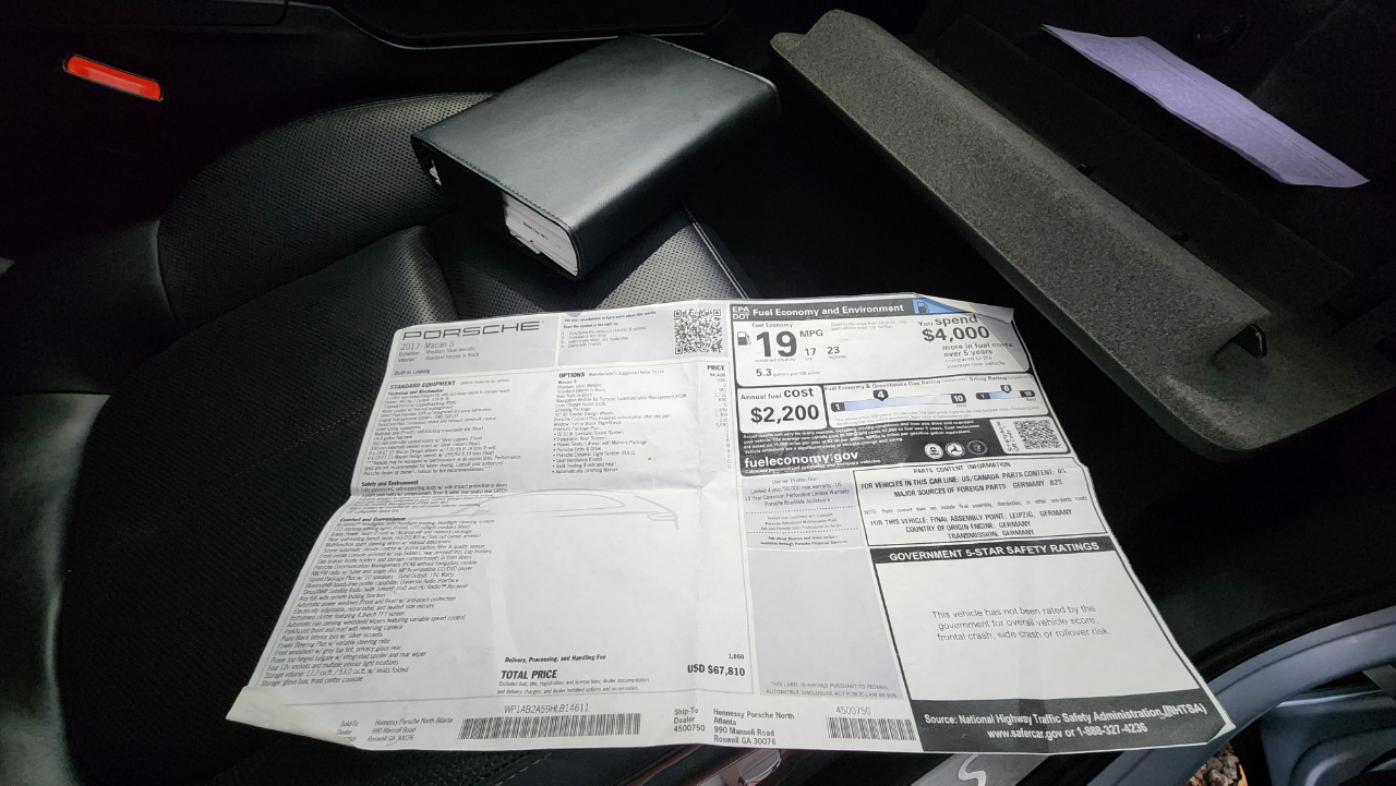 Porsche Macan S AWD 2017