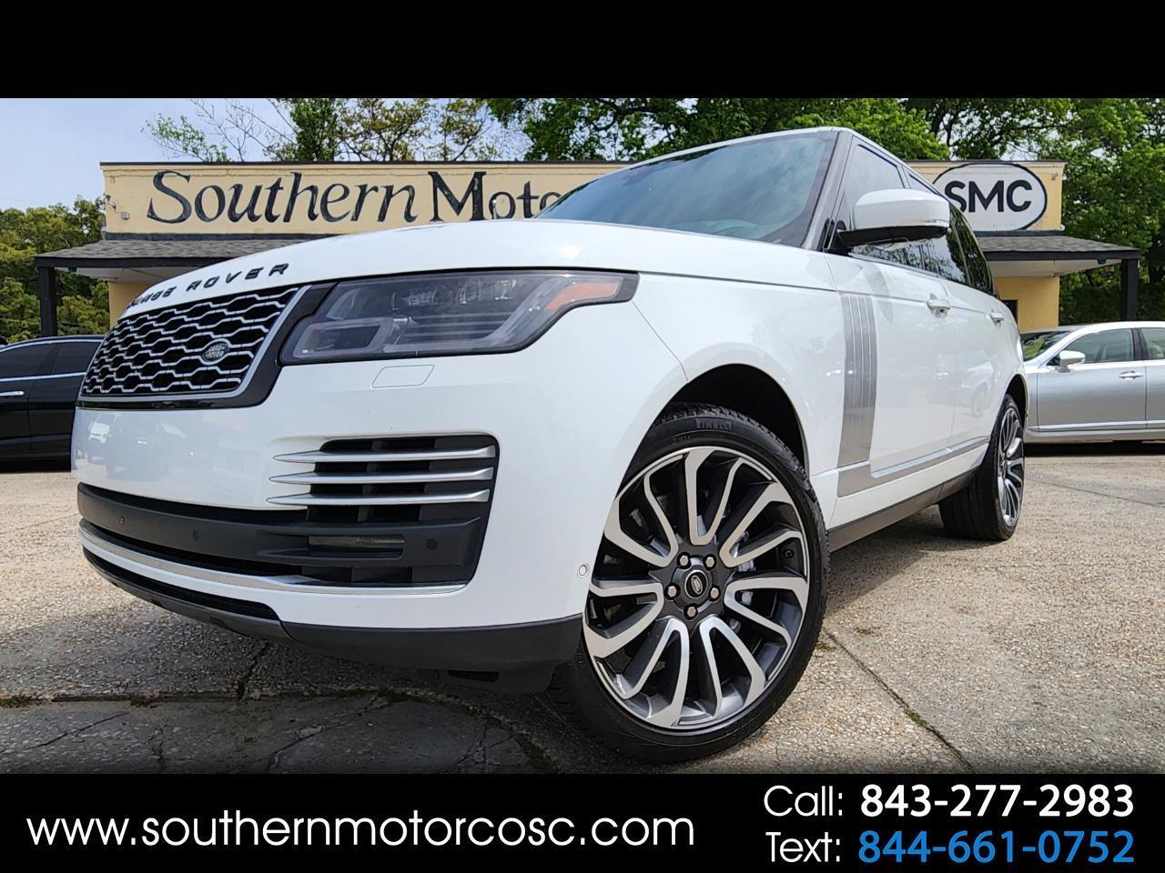 2019 Land Rover Range Rover V8 Supercharged Autobiography SWB