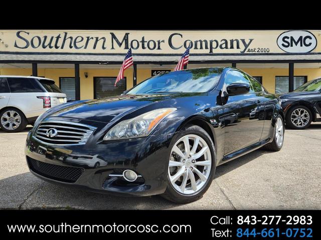 Black 2014 INFINITI Q60 Journey Coupe RWD Coupe Rear-Wheel Drive Automatic