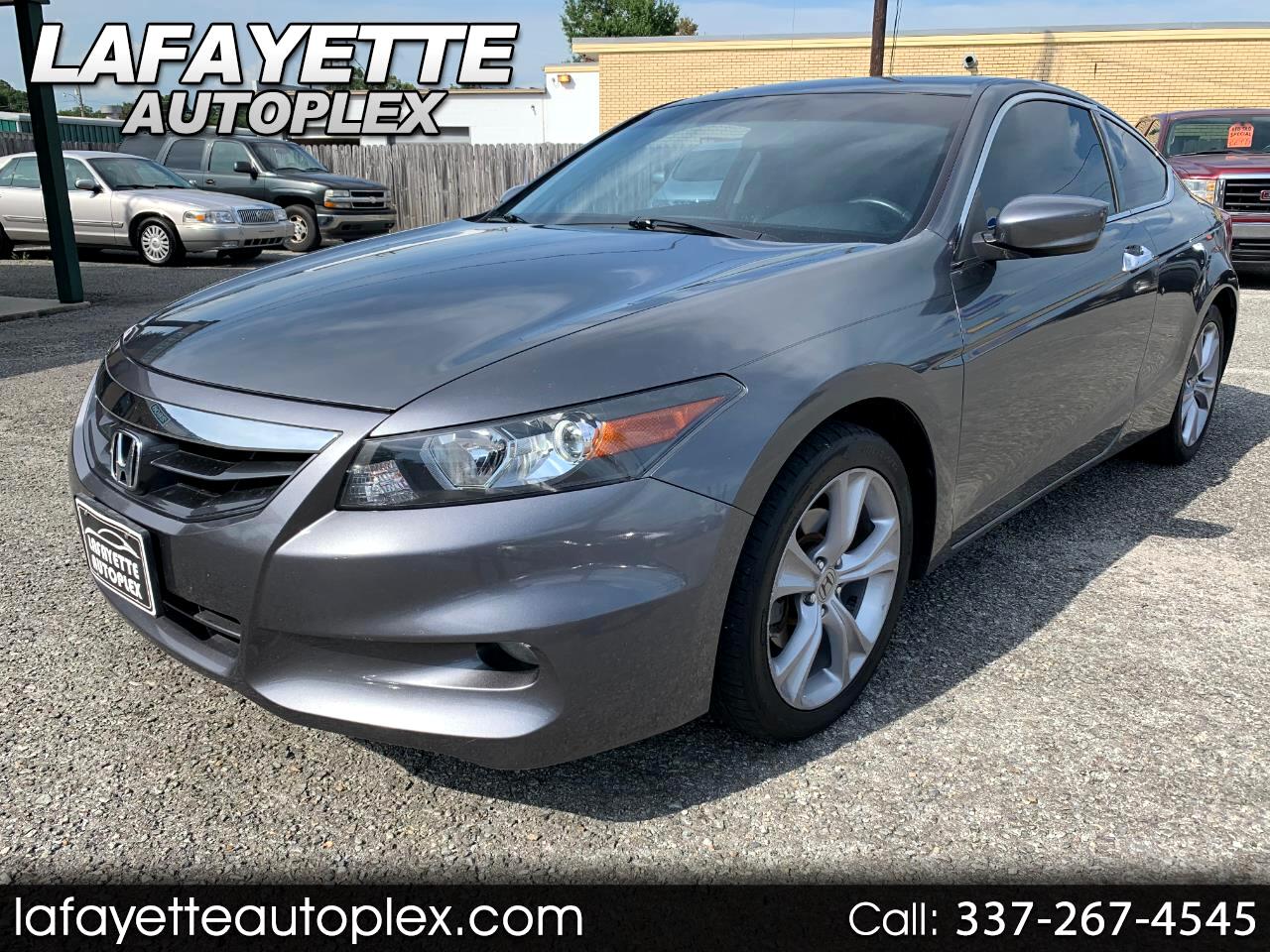 Used 2012 Honda Accord EXL V6 Coupe AT for Sale in Lafayette LA 70503 Lafayette Autoplex