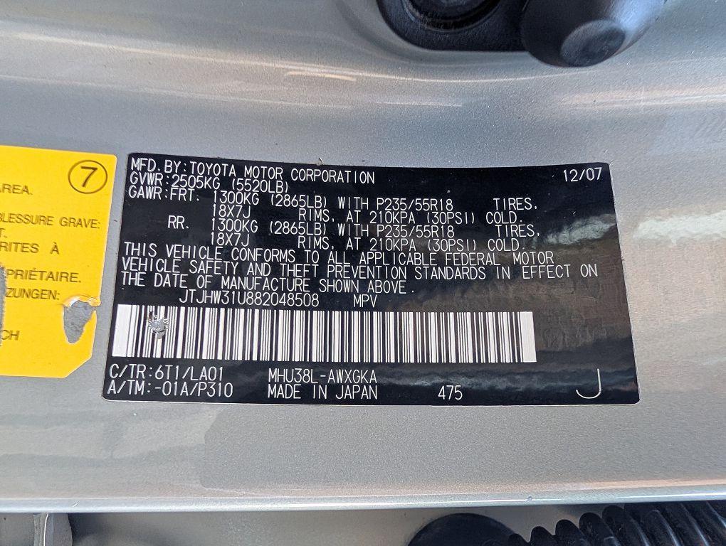 Lexus RX 400h AWD 4dr Hybrid 2008