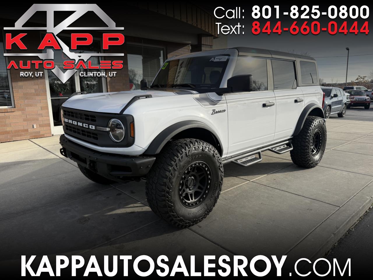 2023 Ford Bronco Black Diamond 4 Door Advanced 4x4