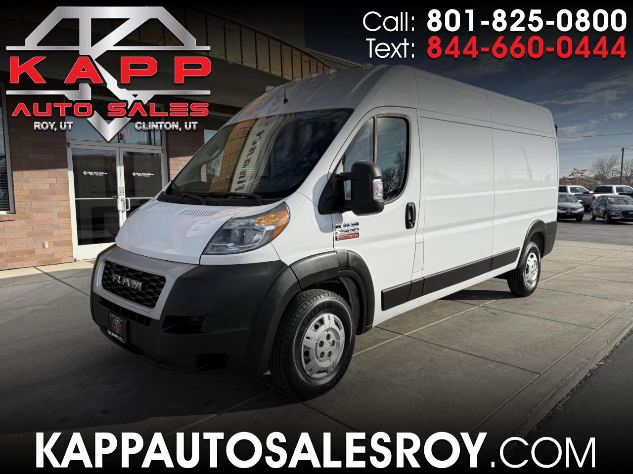 RAM ProMaster Cargo Van 2500 High Roof 159" WB 2019