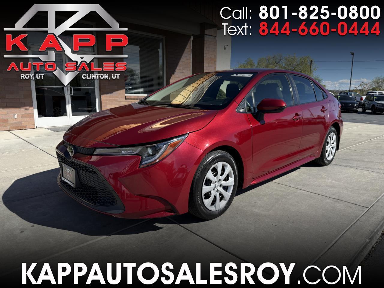 Toyota Corolla LE CVT (Natl) 2022