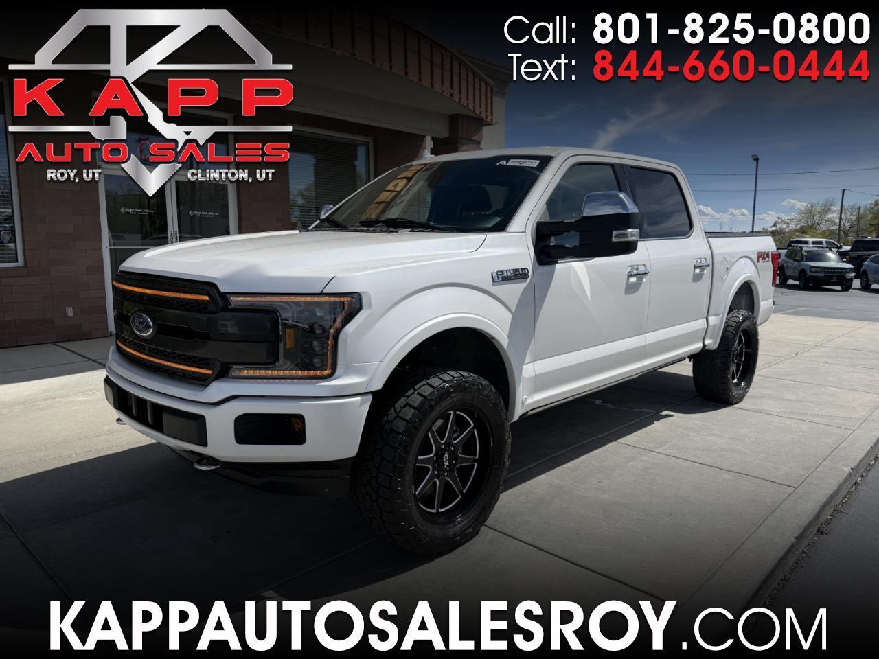 2018 Ford F-150 Platinum 4WD SuperCrew 5.5' Box