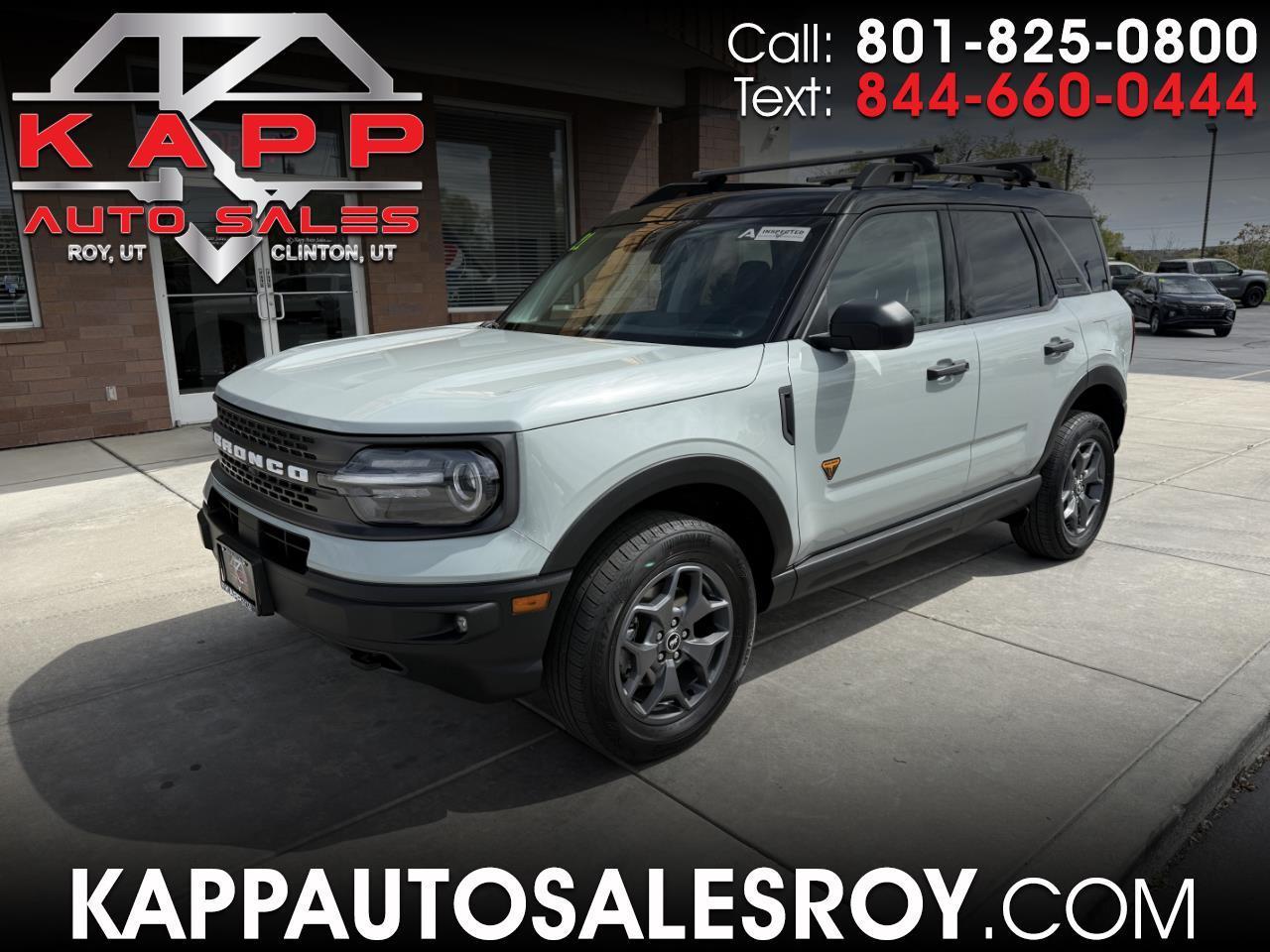 2021 Ford Bronco Sport Badlands 4x4 *Ltd Avail*
